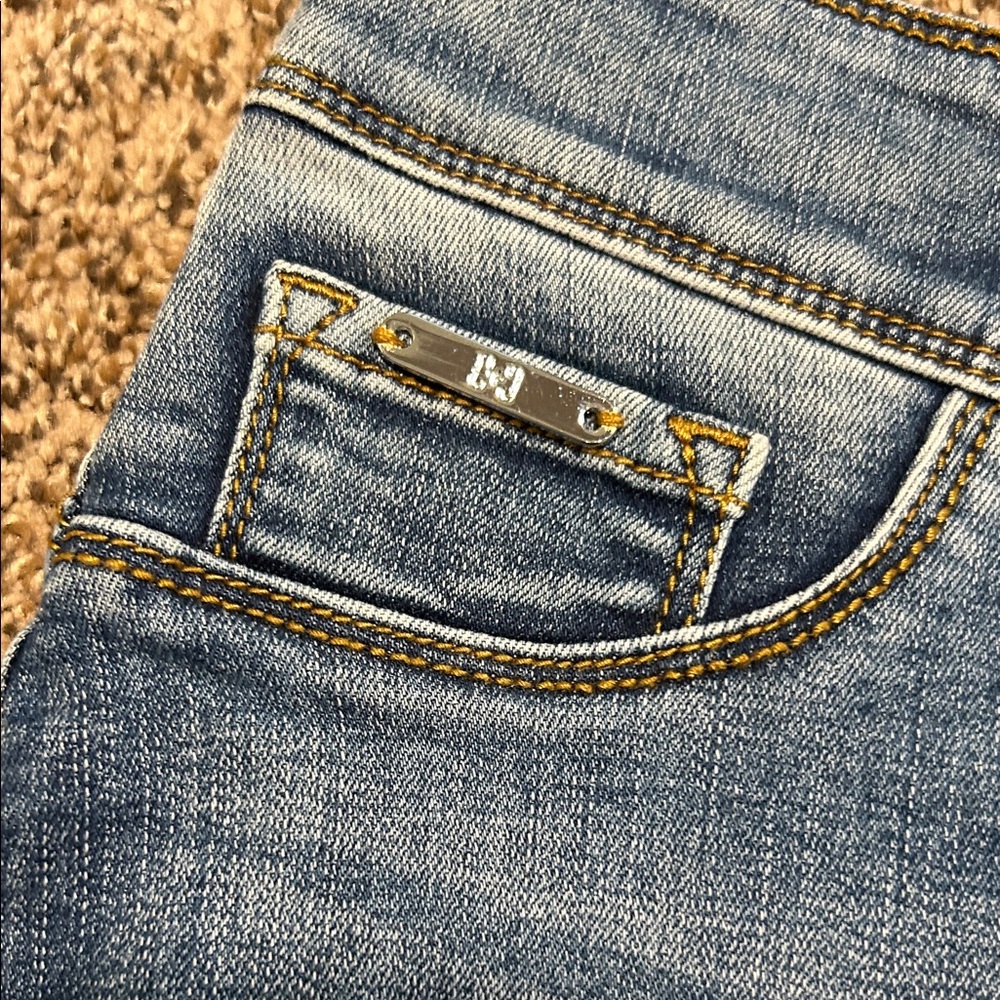 NWT Coco + Carmen Blue Denim Midi Skirt - Picture 3 of 9